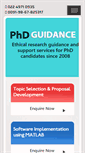 Mobile Screenshot of phdguidance.org
